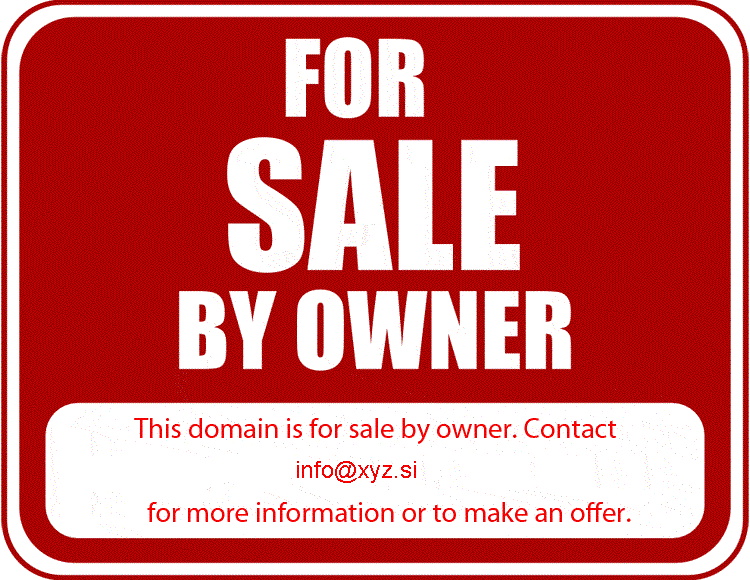 This domain is for sale - Domena je naprodaj